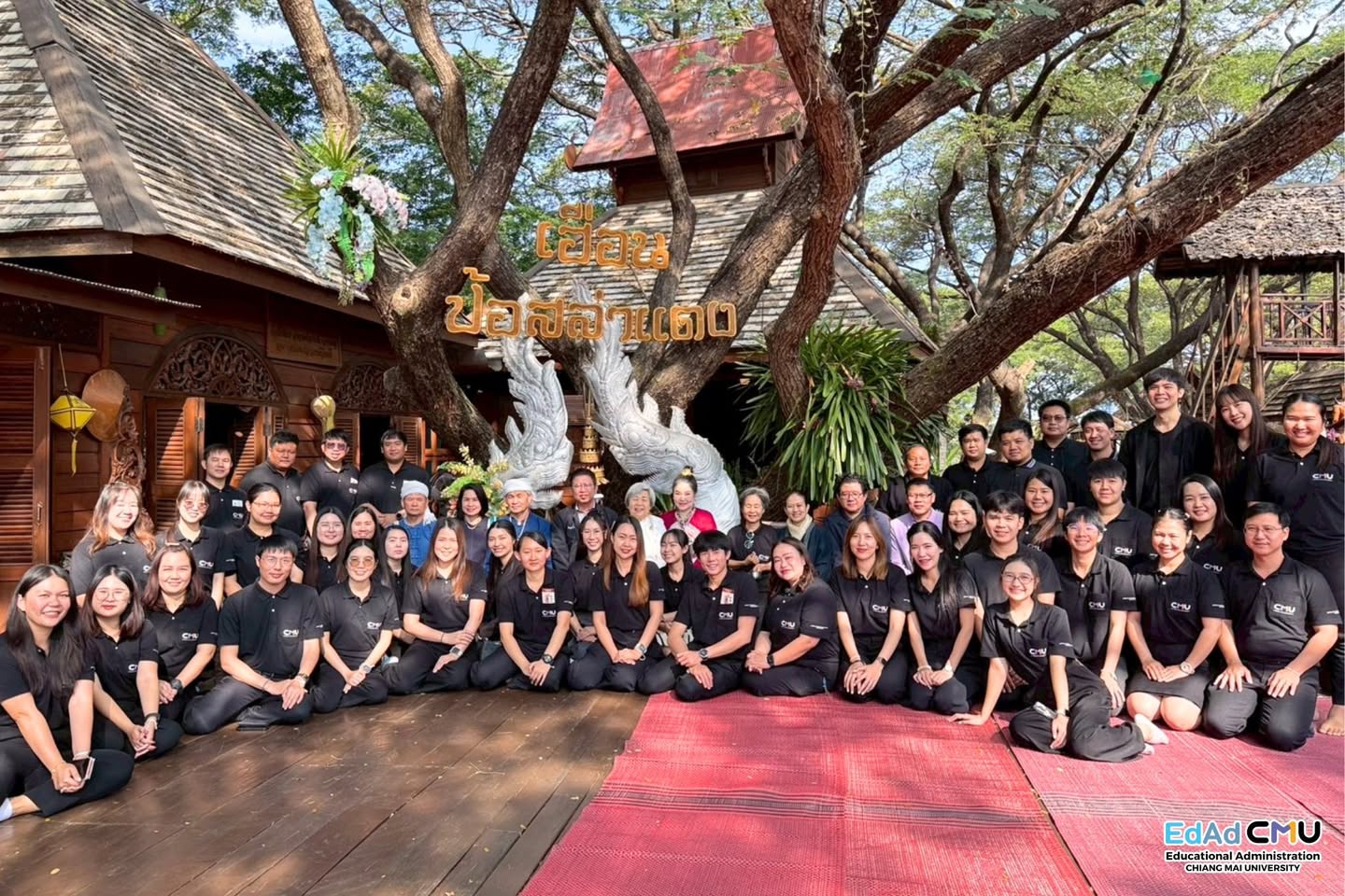 ลงพื้นที่เข้าเยี่ยมชมแหล่งเรียนรู้ชุมชน กาดศิลป์ถิ่นไม้ผญ๋า ณ เฮือนป้อสล่าแดง